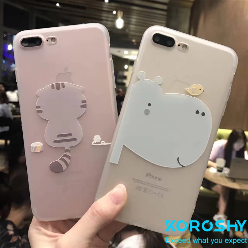 Мягкий чехол из ТПУ для iPhone 6 6S 7 8 Plus X XS Max XR|Бамперы| |