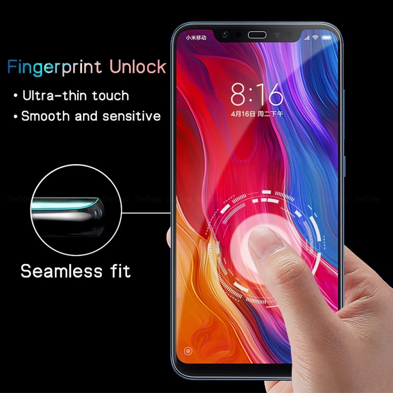 Мягкая Гидрогелевая пленка для телефона Xiaomi Mi8 Lite Pocophone F1 Mi A2 Mix3 Play mi9 SE на Redmi 6A 7 Note 6