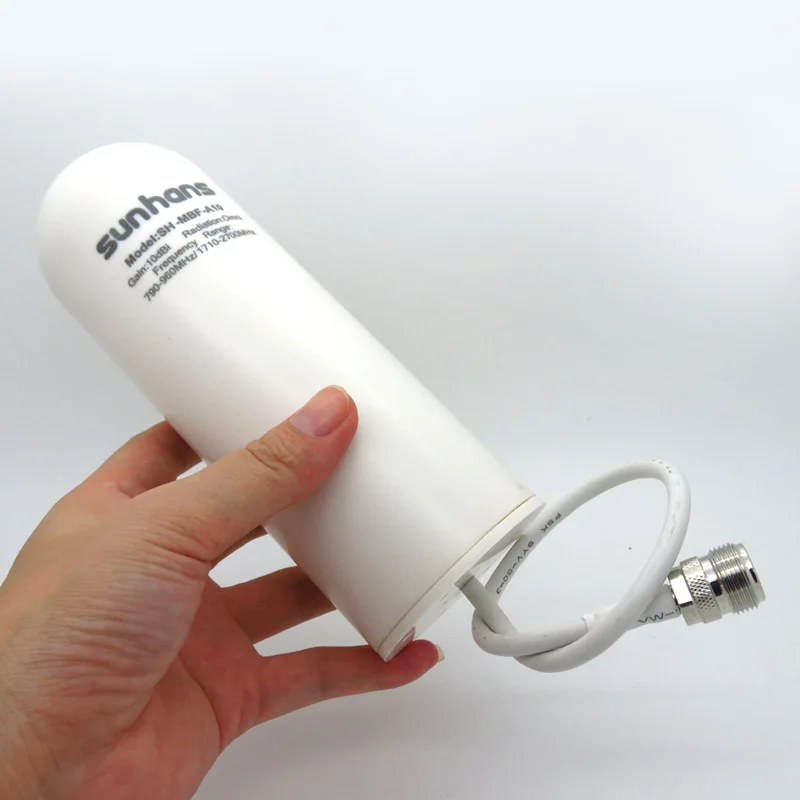 SUNHANS 790 2700 МГц 10dBi всенаправленная Стекловолоконная антенна для 3G 4G GSM CDMA WCDMA