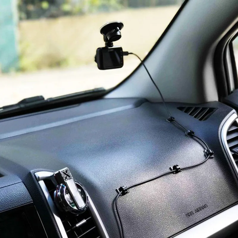 20 шт. клейкие Кабельные автомобильные зажимы сматывание кабеля падение провода