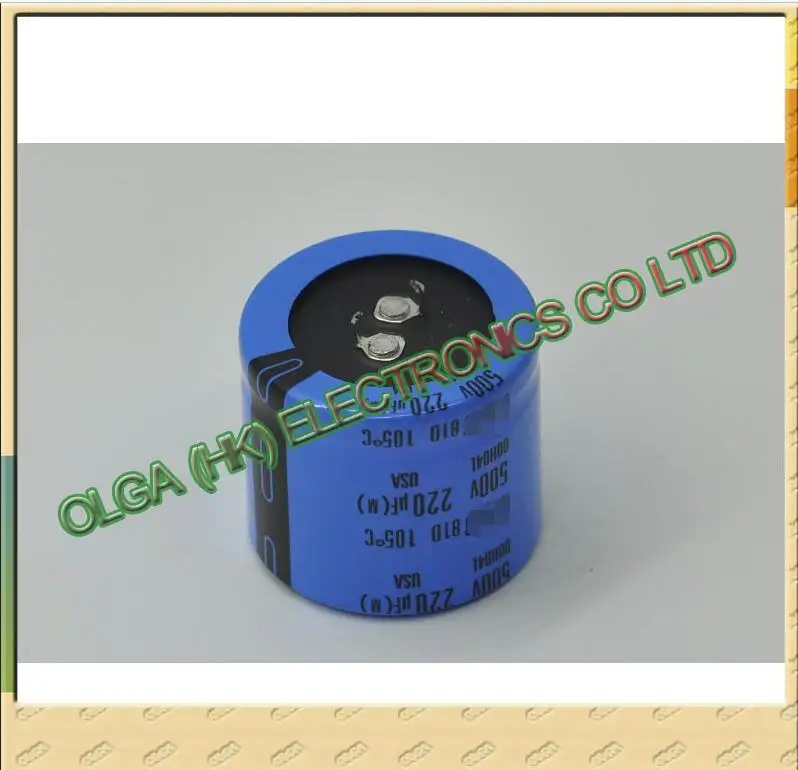 

500V220UF no brand 35X35 105 градусов конденсатор 500V 220 мкФ