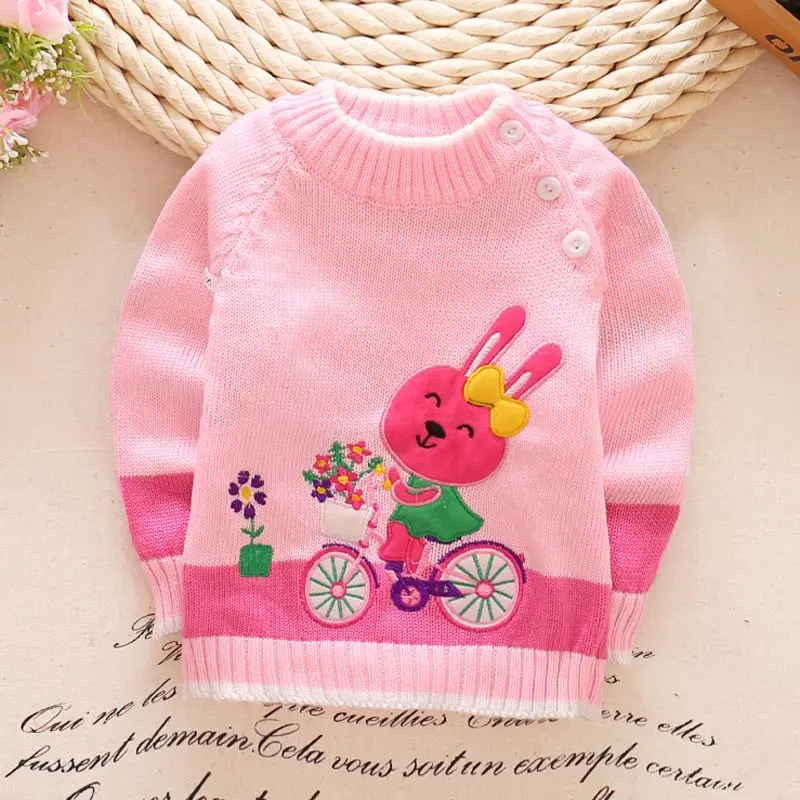 Fashion Girls Boys child stripe sweater 100% cotton 3D knitting sweaters spring autumn children's clothing baby cardigan |