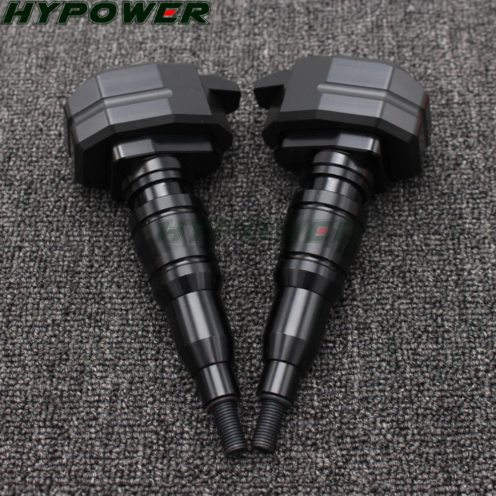 Black 7 Для YAMAHA FZ6 FAZER 2006-2010 аксессуары для мотоциклов ЧПУ корпус рамы Ползунки Крушение протектор Мотоцикл Защита от падения - Цвет: Black 7