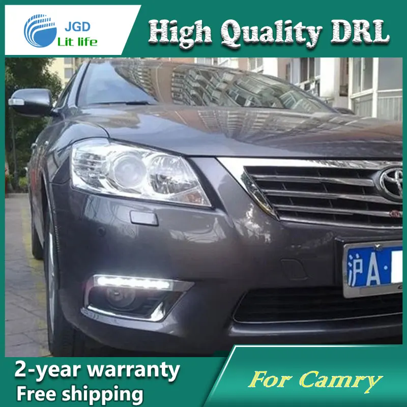 Бесплатная доставка! Дневные ходовые огни 12 В 6000k чехол для Toyota Camry 2009 2011 camry
