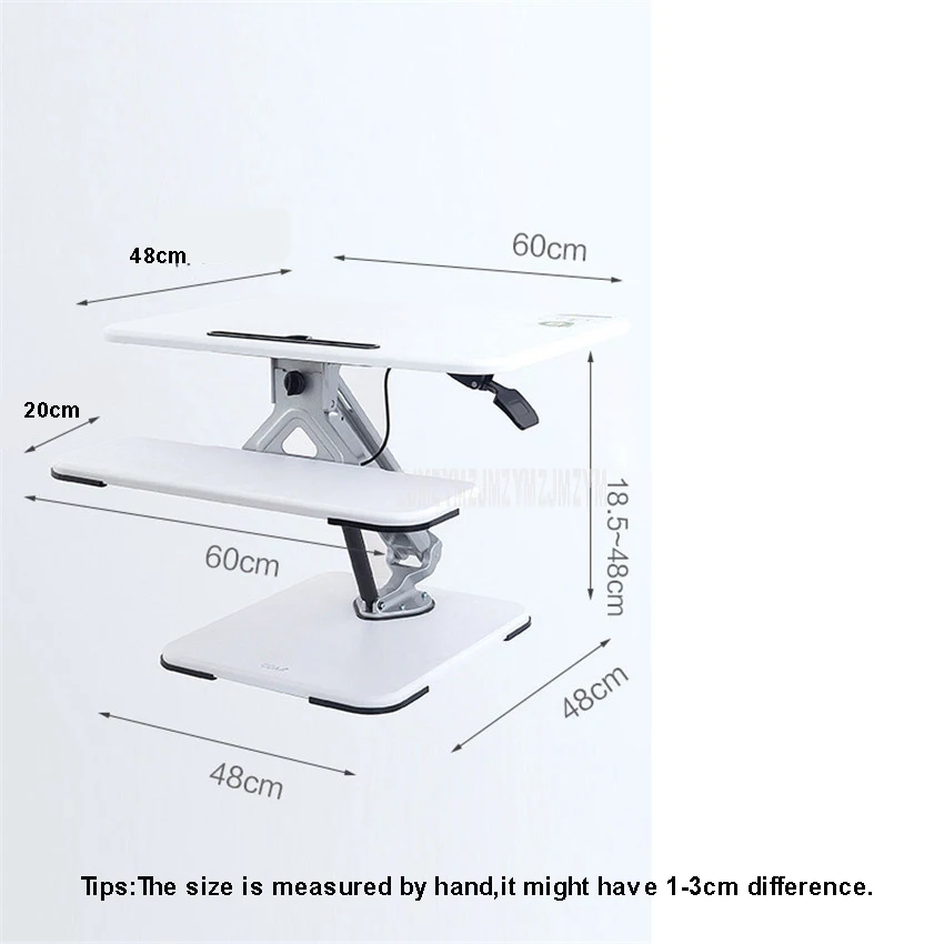 Сидя/стоячая работа компьютерный стол высота Liftable Правильная осанка Складная