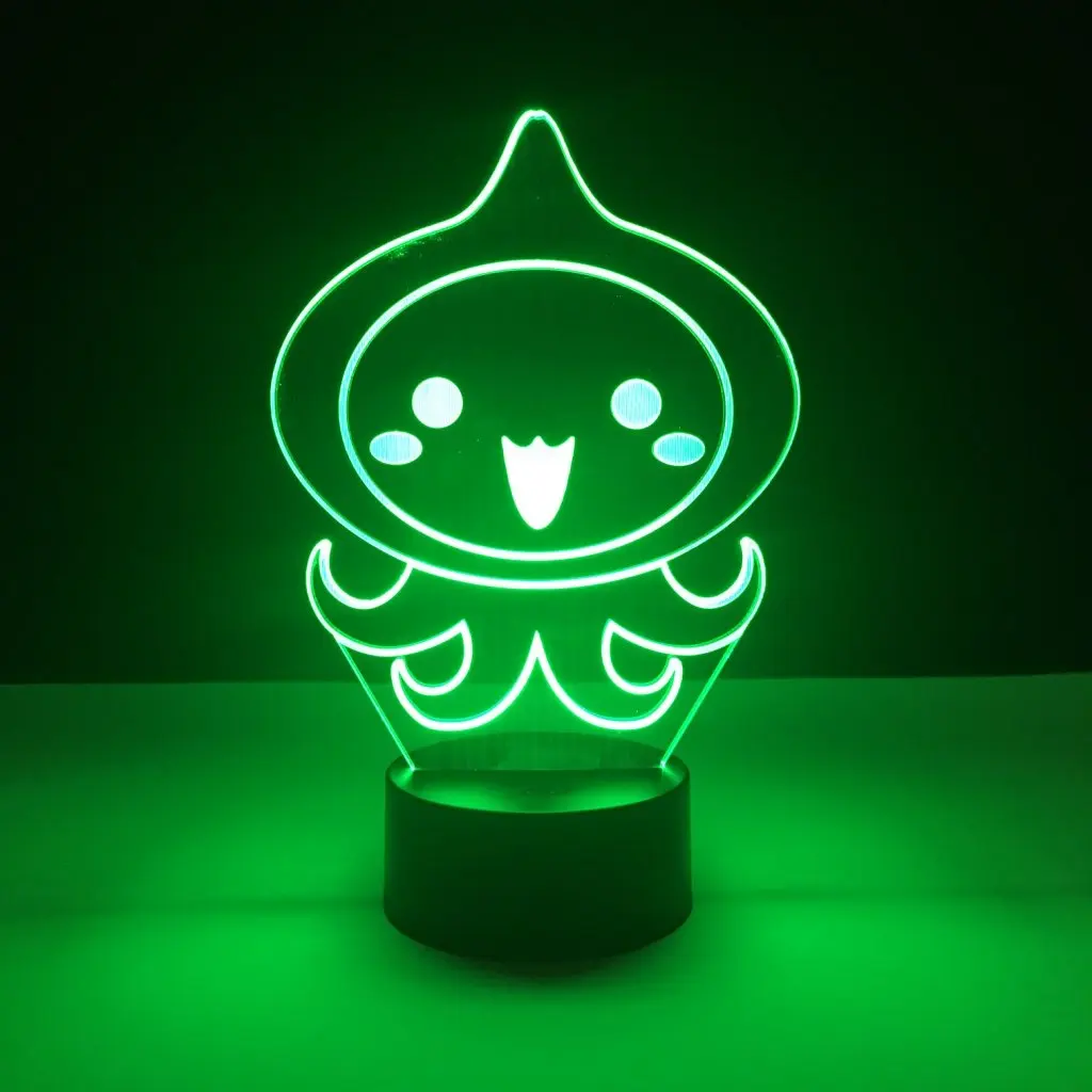 pachimari Классный детский светодиодный ночной Светильник Pachimari Game Overwatch, Ночной светильник для детской спальни, декоративный светильник, Прямая поставка, светодиодный ночник - Испускаемый цвет: pachimari