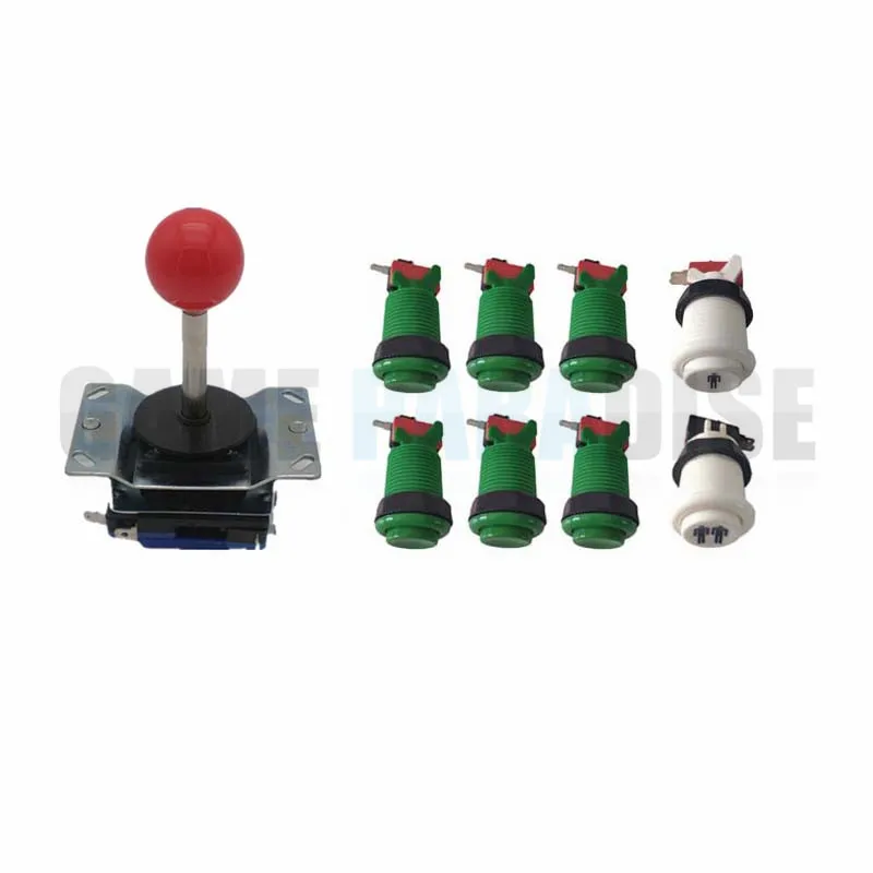 Джойстик с железной панелью и 8 кнопочными кнопками для Аркады DIY kit Multicade MAME Jamma Game