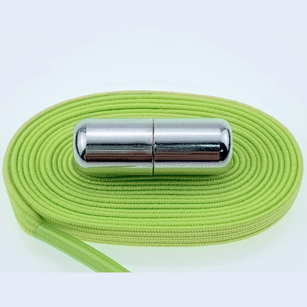 1Pair 100cm No Tie Lazy Shoelaces shiny Elastic Shoes Lace Casual Sneakers Stretchy Shoelace Glitter Elasticity Shoe Laces