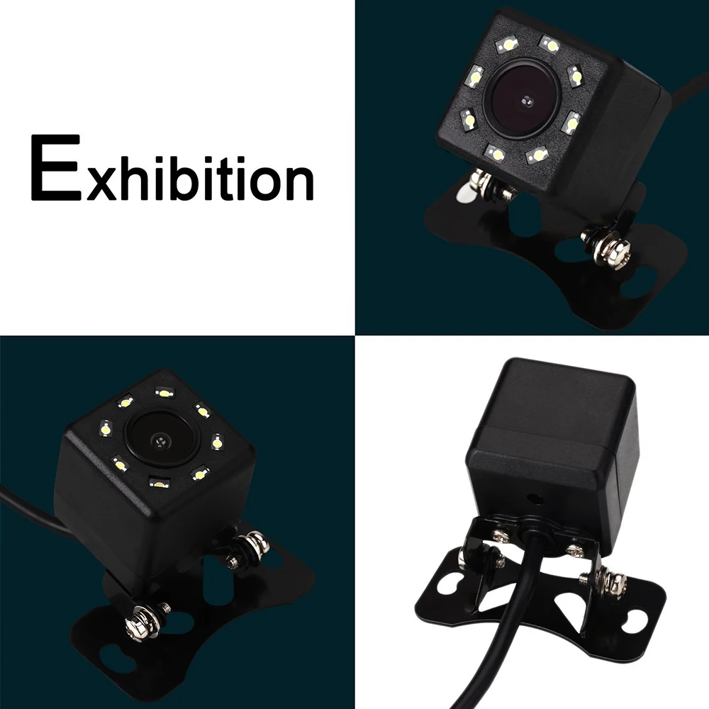 Резервная камера HD 8LED высокое видение Автомобильная заднего вида