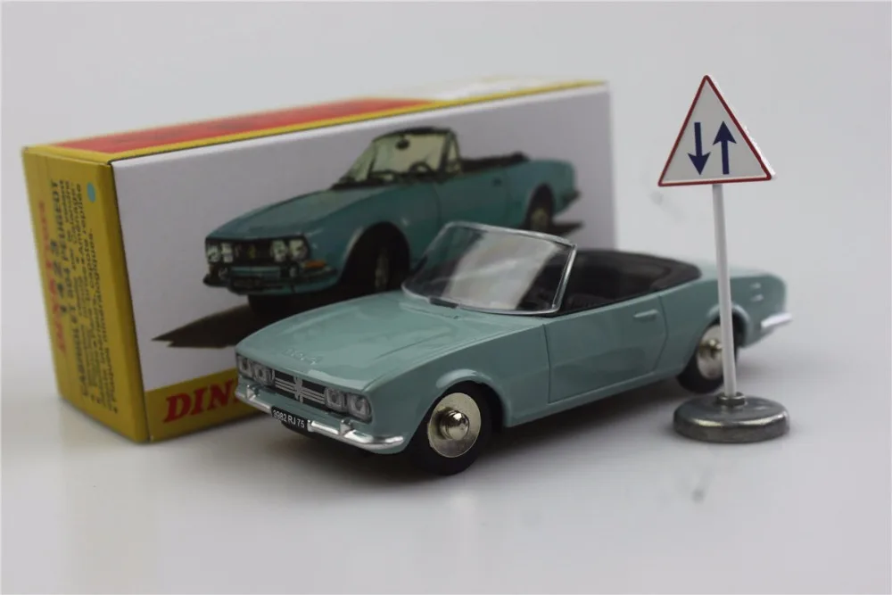 Игрушки Atlas Dinky 1:43 модель автомобиля кабристр 504 Peugeot из сплава Roadster | и хобби