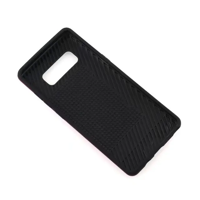 10pcs/lot.Slim Fit shockproof hard Case with built-in Credit Card / ID Slot Brushed Metal Texture for samsung galaxy note 8 |