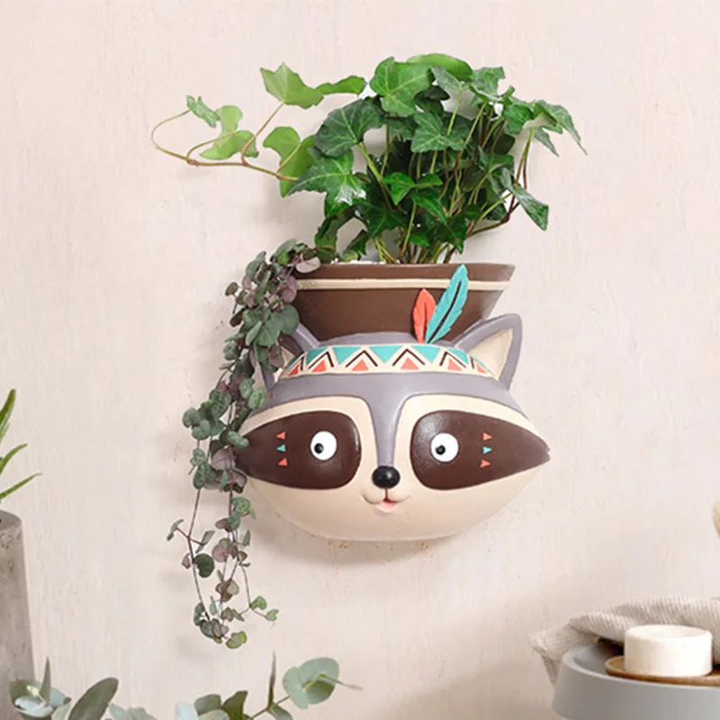 Креативный милый Декор для детской комнаты элегантная настенная ваза с ручной