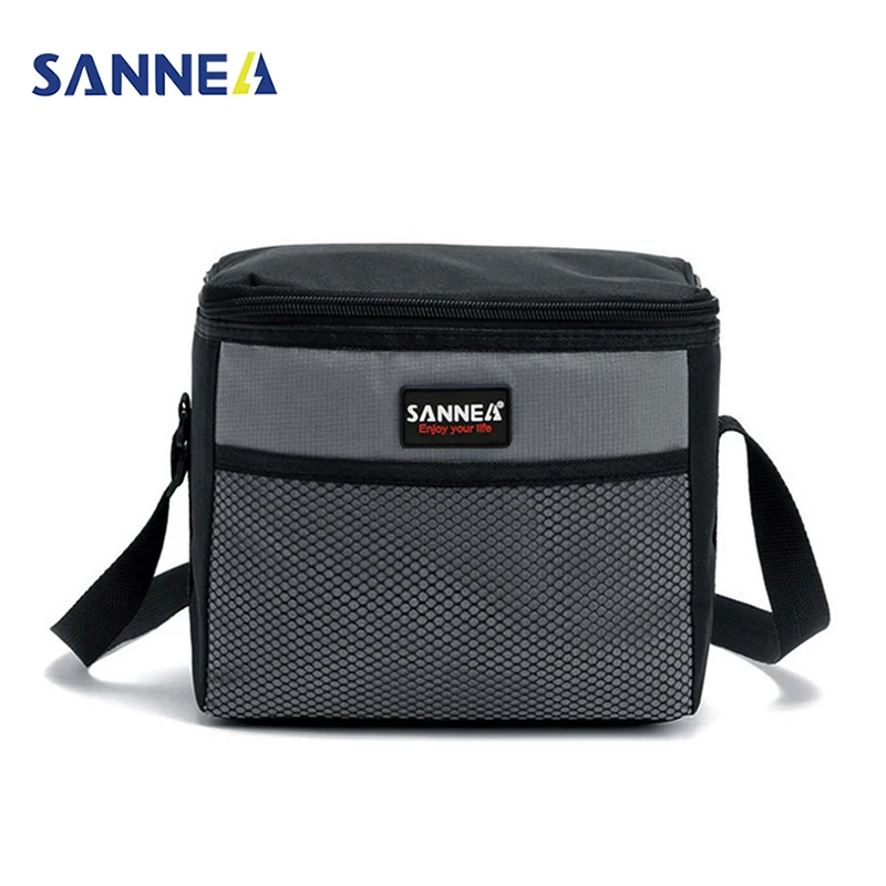 SANNE 5L сумки-холодильники Детские изолированные Ланч-бокс для сэндвич-закусок вместительные портативные Оксфорд термо-сумки для еды и пикника сумка на плечо