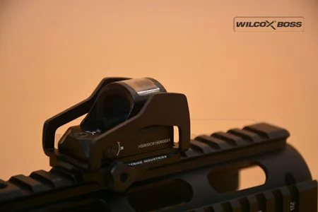 Black with MO1 Mount Солнечный Красный точечный прицел Trijicon RMR Docter голографический прицел с креплениями для 20 мм рельсы для страйкбола - Цвет: Black with MO1 Mount