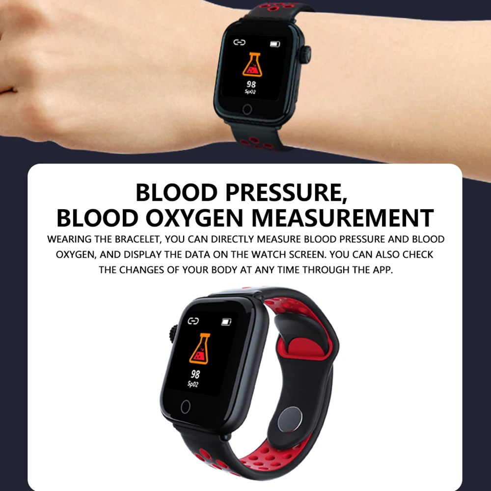 Torntisc 1.3 Inch Smart Watch IP67 Waterproof Heart Rate Monitor Blood Pressure For Apple Watch Android Phone SmartWatch Men
