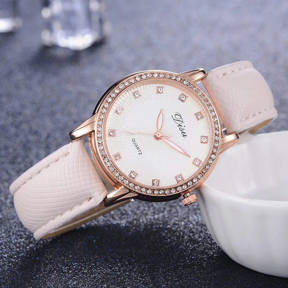 Мужские часы кварцевые с вырезом Роскошные повседневные кожаные бизнес