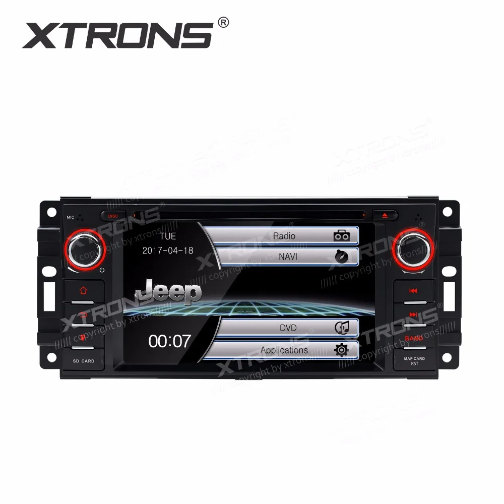 XTRONS 6 2 дюймов HD головное устройство gps навигация радио стерео DVD плеер для JEEP Patriot