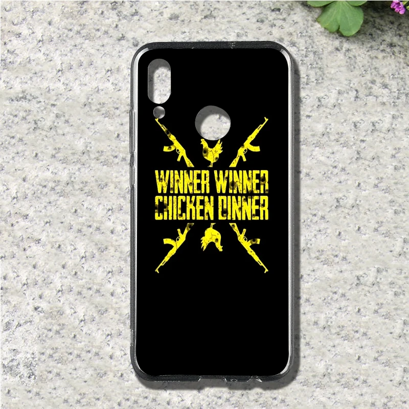 PUBG игры художественная мягкий TPU мобильный чехол для телефона huawei p smart Honor 4C 5C 6A