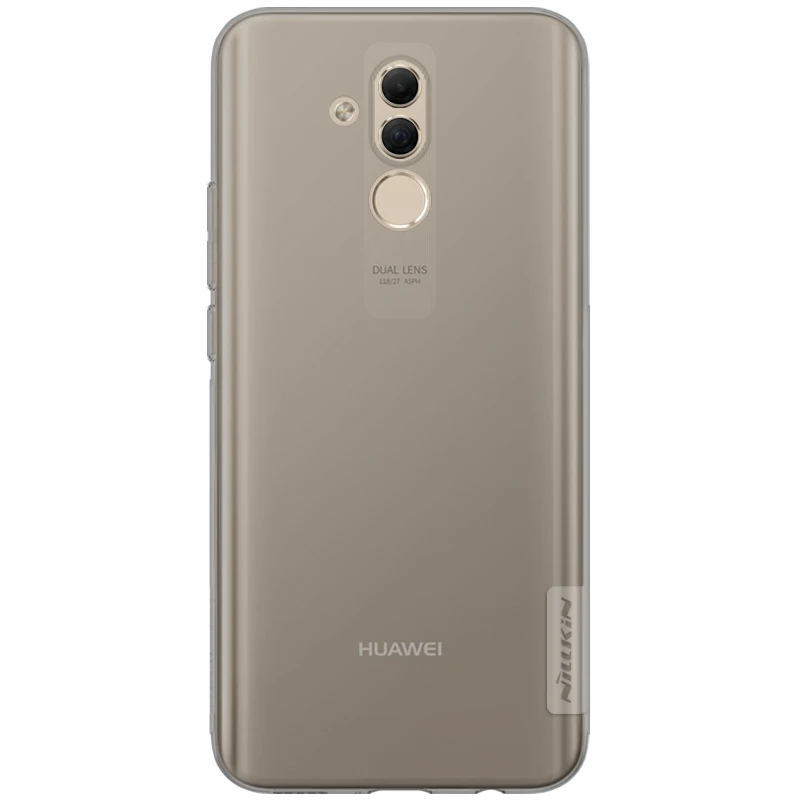 Для huawei Коврики 20 Lite чехол Nillkin Прозрачный мягкий силиконовый для телефона ТПУ
