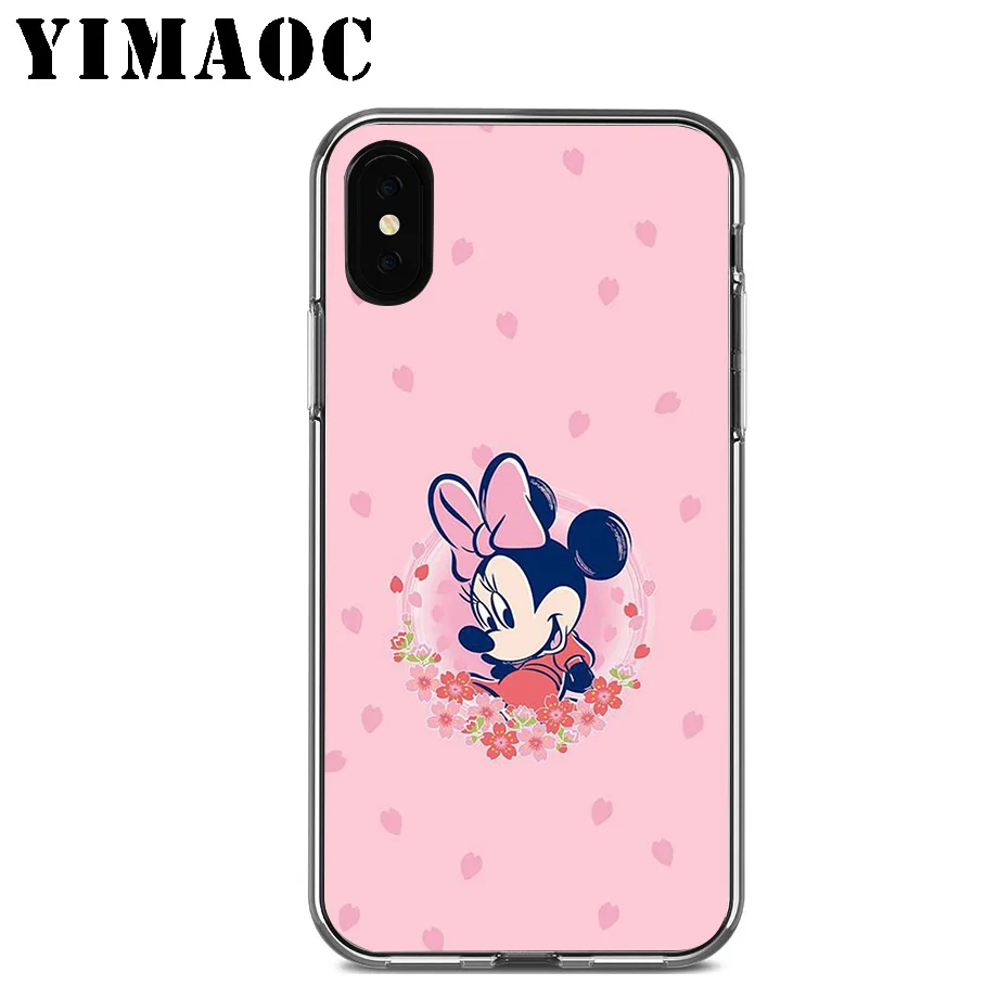 YIMAOC Микки Минни Маус Мягкий ТПУ силиконовый чехол для Apple Iphone Xr Xs Max X 10 8 Plus 7 6 S SE 5s 5 |