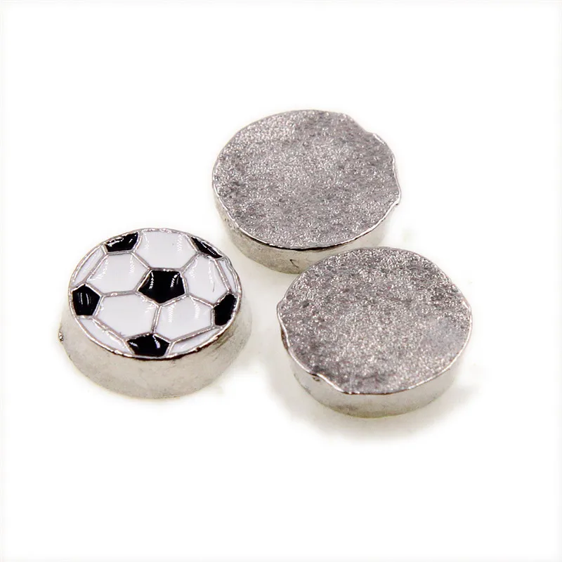 10 шт. футбольный подвешиваемый кулон живые Подвески для плавающей жизни медальон