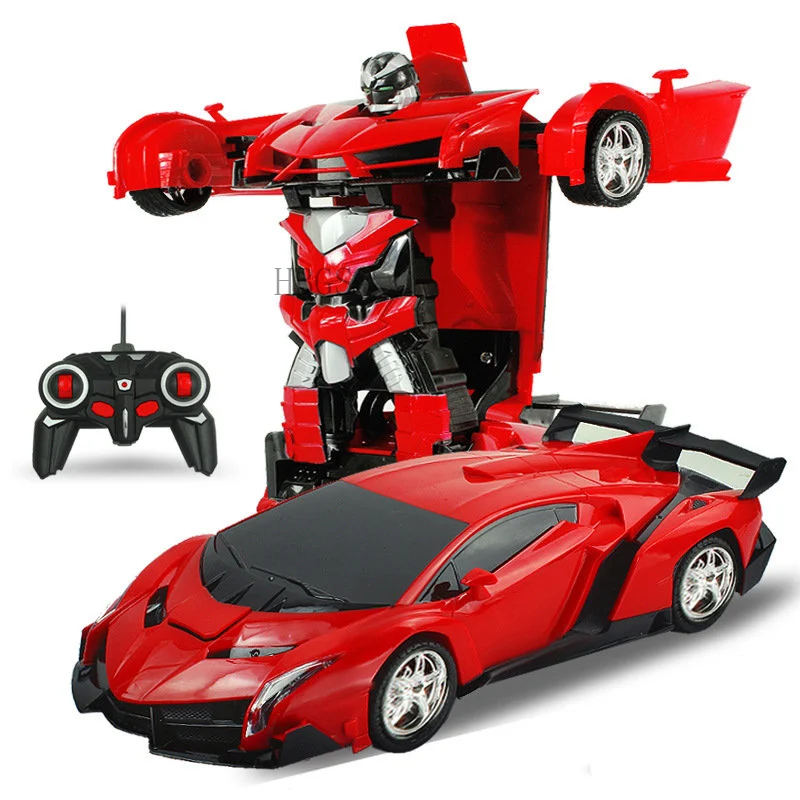 Electric RC Car Transformation Robot Toy Remote Control Deformation Robots Children Toys | Игрушки и хобби