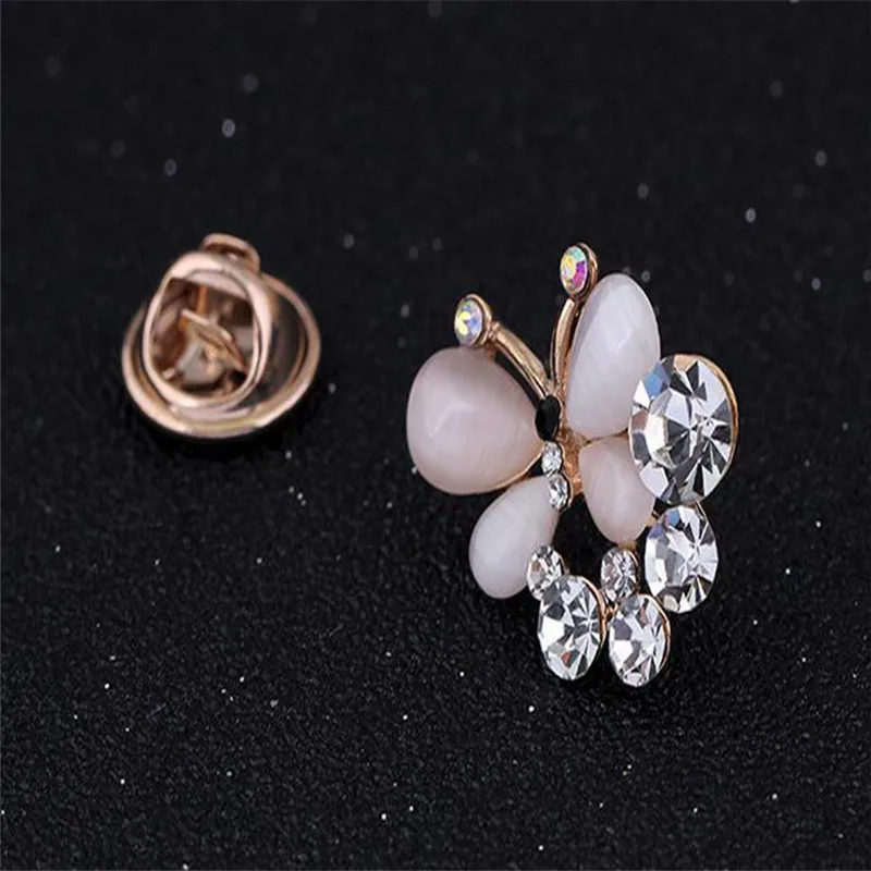 Opal Korean version of the boutique fashion wild gift female brooch thorn horse needle imported rhinestone jewelry | Украшения и