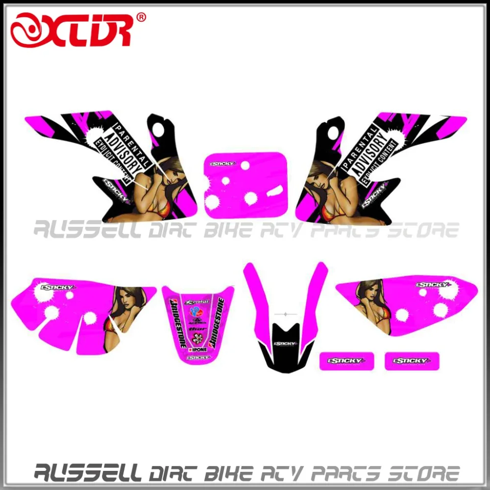 Наклейки CRF50 графические наборы для Honda CRF 50 XR50 SDG внедорожник|graphics kit|decal graphicscrf50