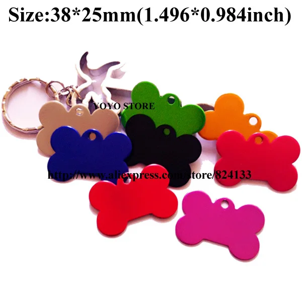 Персонализированные Жетоны для собак анодированные алюминиевые разные цвета