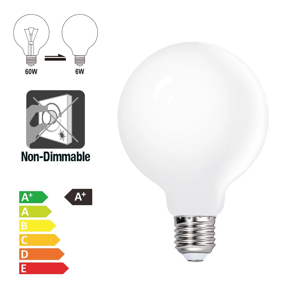 Темно синий светодиодный Потолочный подвесной светильник с G95 глобусом лампочка