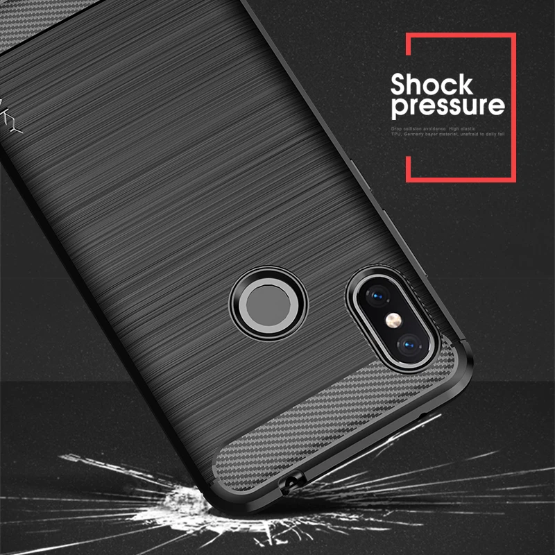 Чехол для Xiaomi Redmi Note 6 iPaky Pro силиконовый чехол из углеродного волокна матовая
