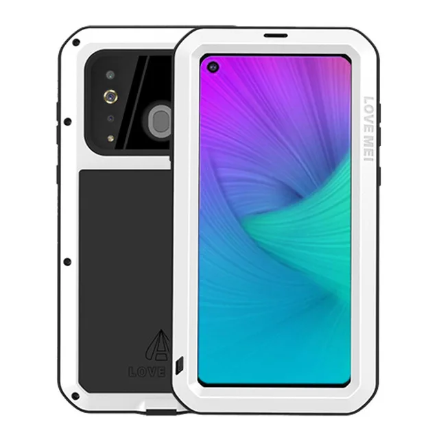 white Металлический бронированный чехол huawei Nova 4 чехол s P30 Pro P30Lite противоударный прочный защитный чехол для всего тела huawei P20 Pro Чехол huawei P30 - Цвет: white