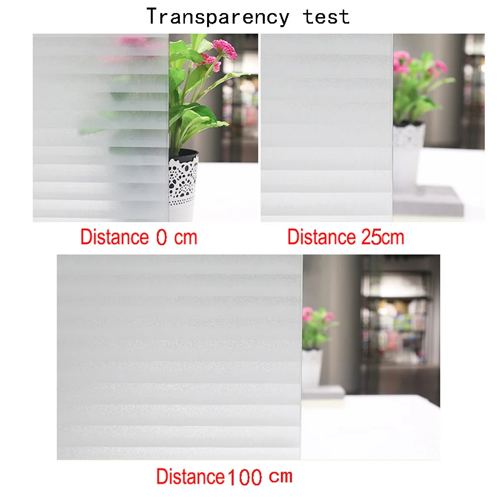 Имитирующие оконные оттенки статичный оконный пленка для ванной двери наклейка