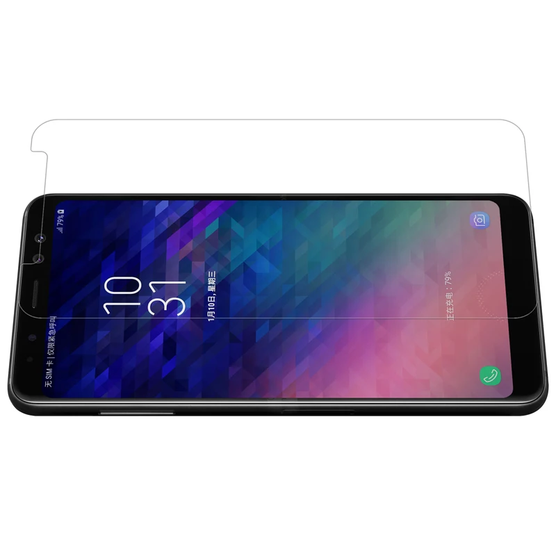 Защитная пленка Nillkin для Samsung Galaxy A8 2018 прозрачная/матовая (не стекло) экрана |