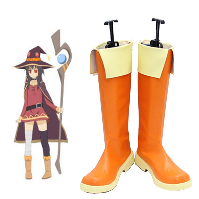 Kono Subarashii Sekai ni Shukufuku wo Megumin аниме ботинки для косплея обувь на заказ|custom made|custom anime