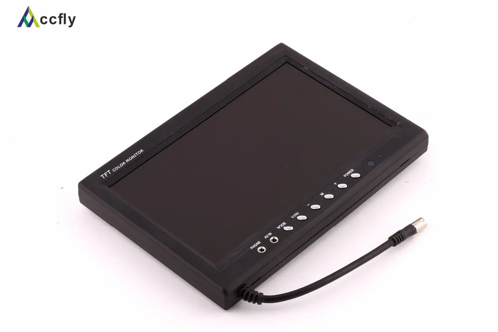 Accfly 9 дюймов цветной TFT LCD подголовник Автомобильный Монитор 12 В для DVD