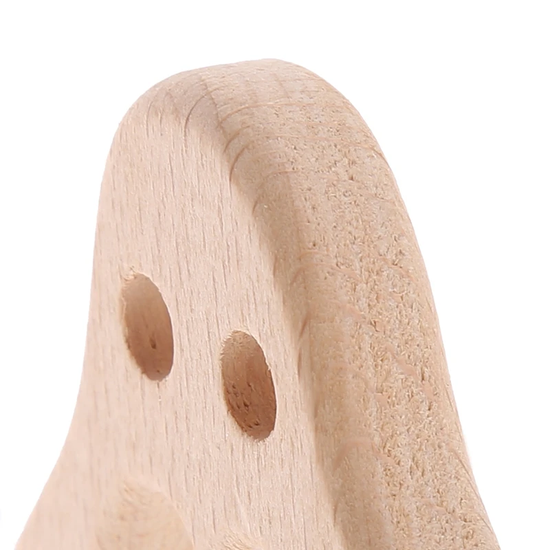 Прорезыватель для зубов ручной работы из натурального дерева в форме