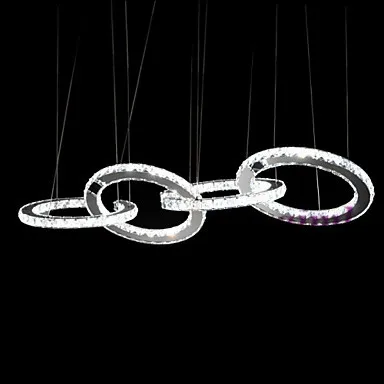

LED Pendant Lights/ K9 Crystal Light/LED ModernLiving Room/Dining Room/Kitchen/Study Room/Office Metal 30+30+30+30cm 110-240V