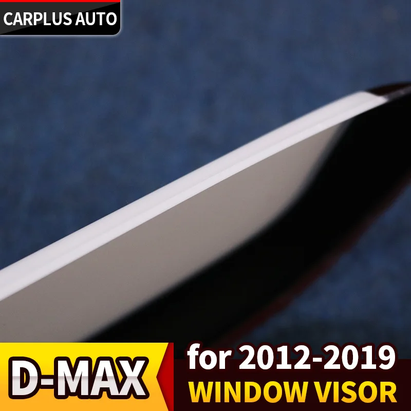 Оконный козырек для Chevrolet ISUZU DMAX D-MAX 2012- боковое окно козырек дефлекторы дождевик для d max