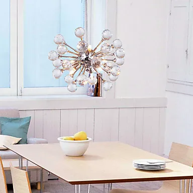 Светильник светодиодный Современный хрустальный с 6 лампами|lamp security|lamp aluminumlamp