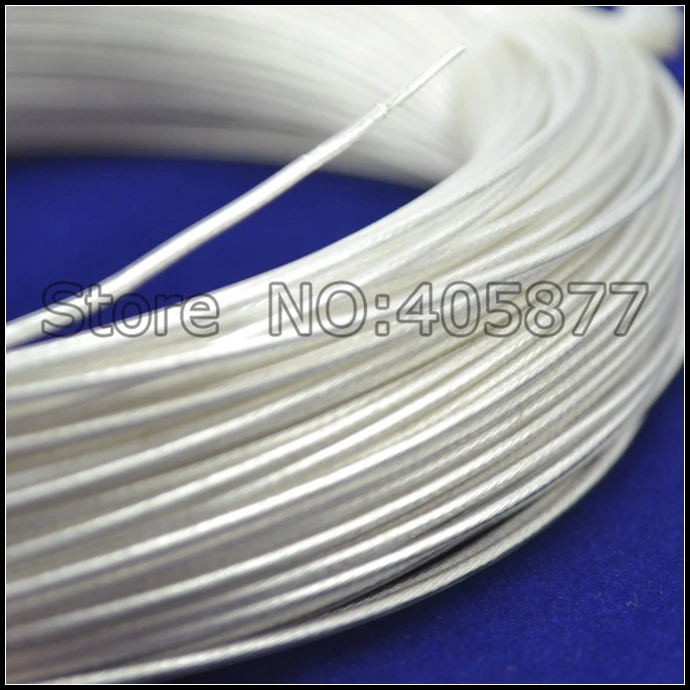 Посеребренный провод 22AWG OCC высокой чистоты для аудио DIY 0 23x7 нитей 95 м 30 мм2 |