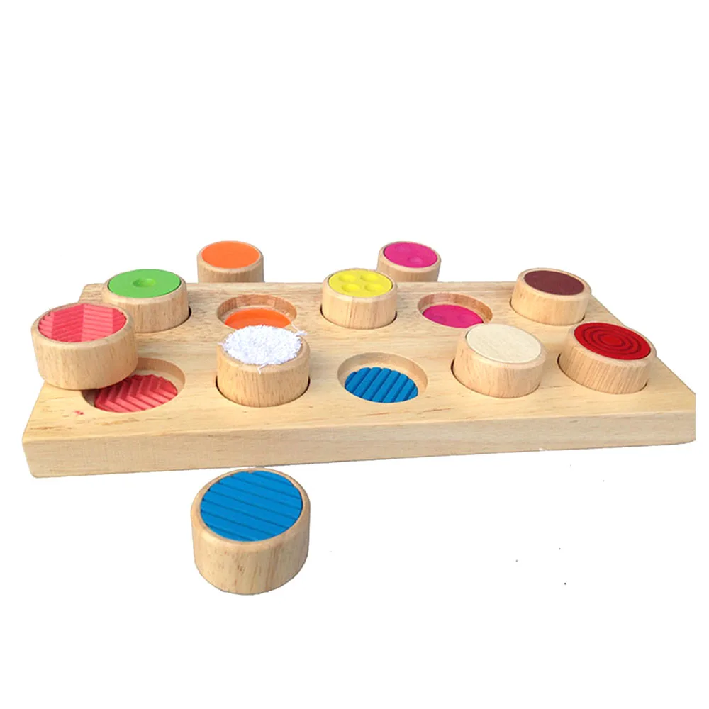 Wooden Blocks Colorful Shape Jointed Board Memory Touch Flip Toys Kids Learning Educational Toy Baby | Игрушки и хобби