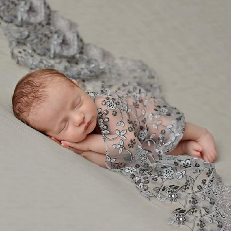 Горячая Детская обертка ткань Newborn обертывание младенческое одеяльце для новорожденных реквизит для фотосъемки одеяло кружевное покрывало для фото