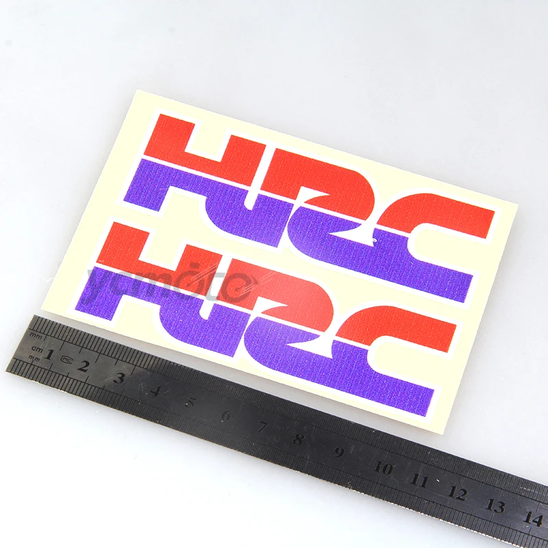 1 pair Motorcycle Vinyl DIY HRC Decals Fairing Stickers For Honda CBR1000RR CBR600RR 250R 600F car-styling Sticker Emblem Badge |