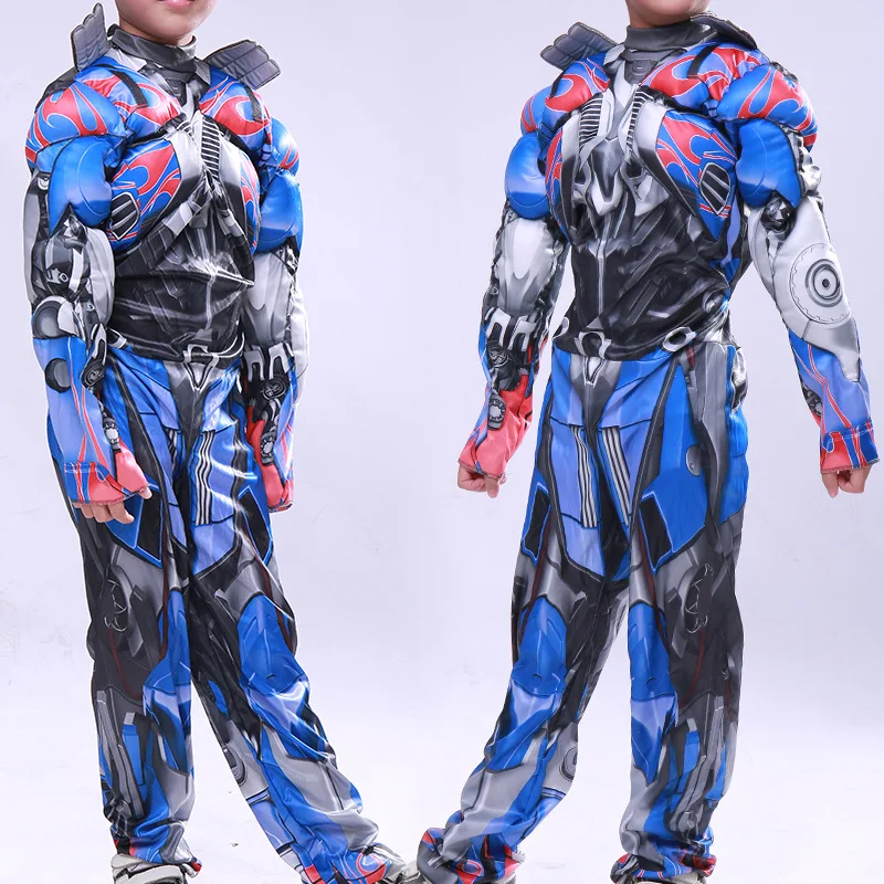 Комбинезон для Хэллоуина Optimus Prime детский костюм мальчиков с трансформерами