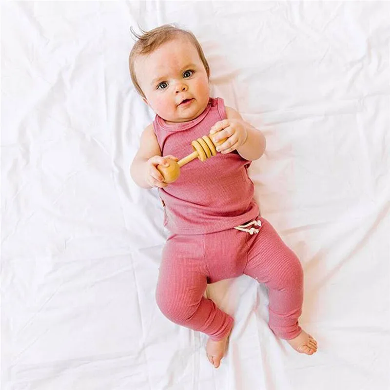 Наряды PUDCOCO для новорожденных мальчиков и девочек однотонные топы футболка