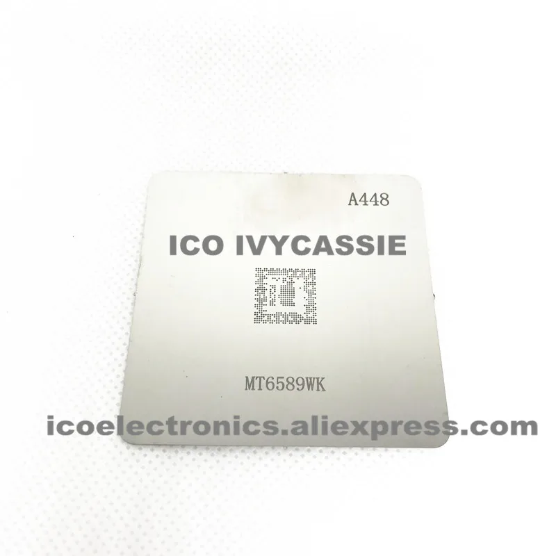 Трафарет MT6589WK для ЦП BGA кривошипы IC шаблон прямого нагрева жестяная растительная