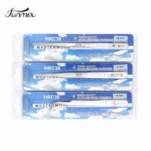 VETUS Новый 38 HRC ST Серия Нержавеющая сталь промышленный Антистатический пинцет Инструмент для наращивания ресниц