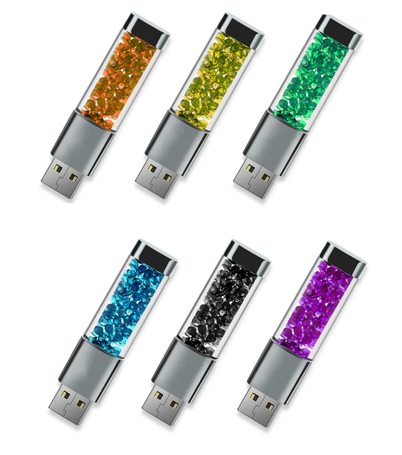 Модная дверная ручка со стразами Usb флеш-накопитель металлический флеш-накопитель Usb2.0 флеш-накопитель 4g 8g 16g 32gb карта памяти U диск Флешка лучший подарок