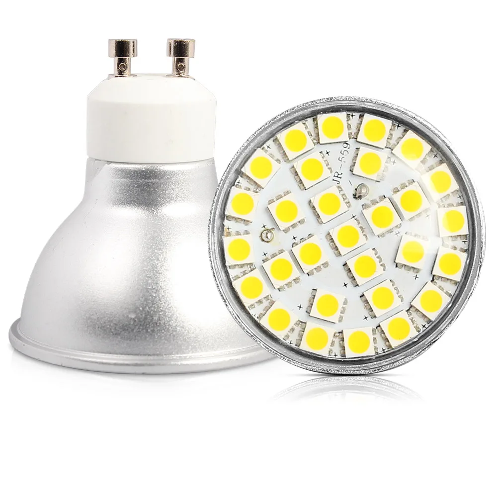 4x большая акция GU10 8 Вт 29 светодиодный 5050 SMD 640lm теплый белый энергосберегающий